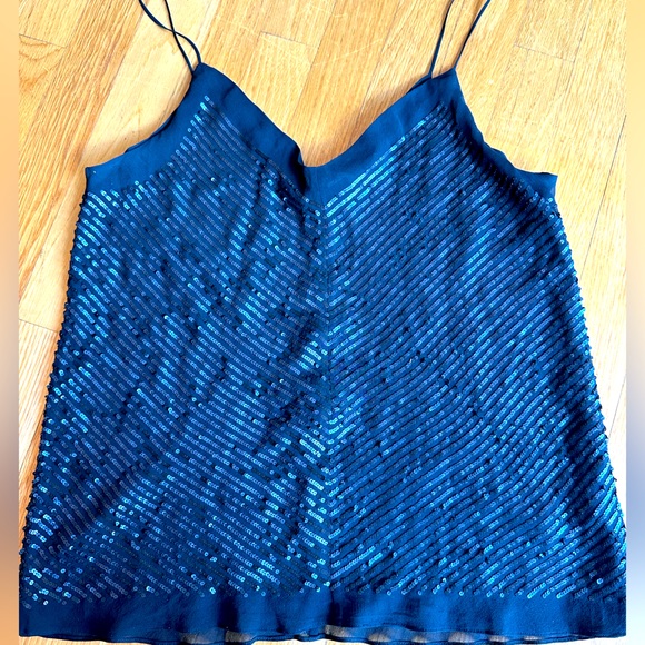 Calvin Klein Tops - Calvin Klein layered sequins cami black size 12